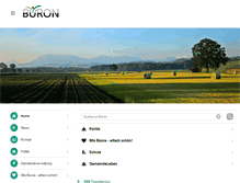 Tablet Screenshot of bueron.ch